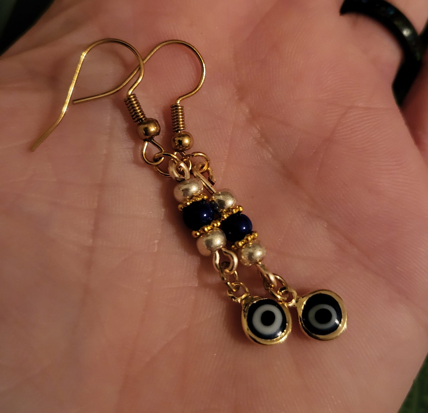 Evil Dangly 2" Earrings