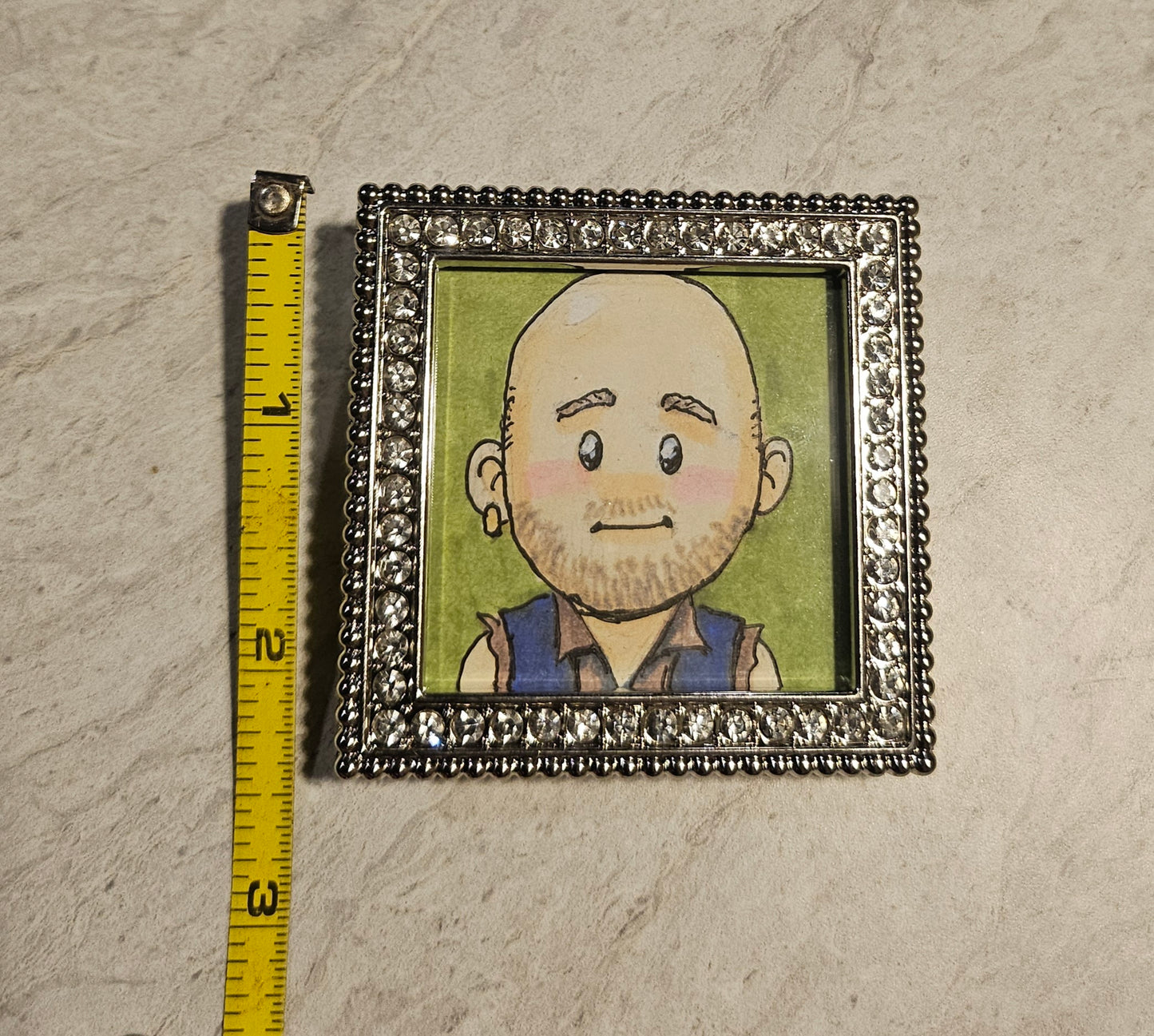 2x2 Framed Chibi Black Pete