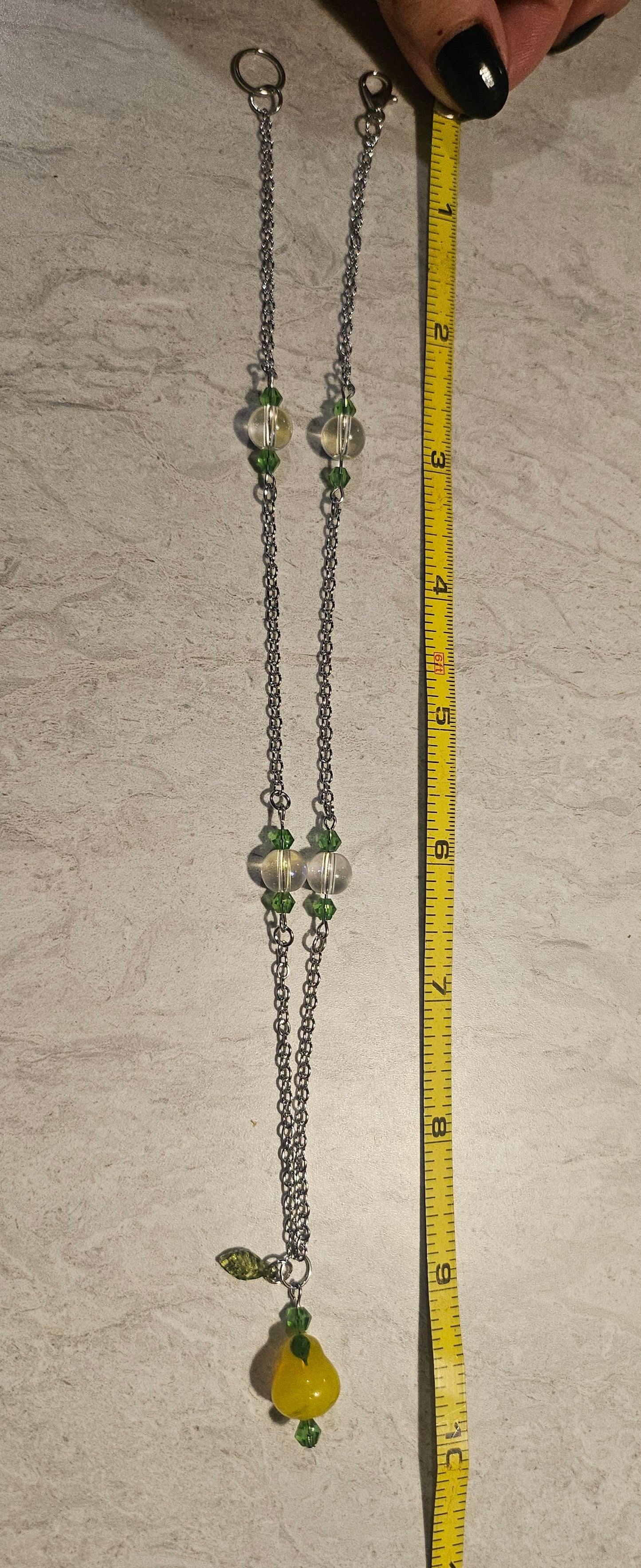 10" Pear Necklace