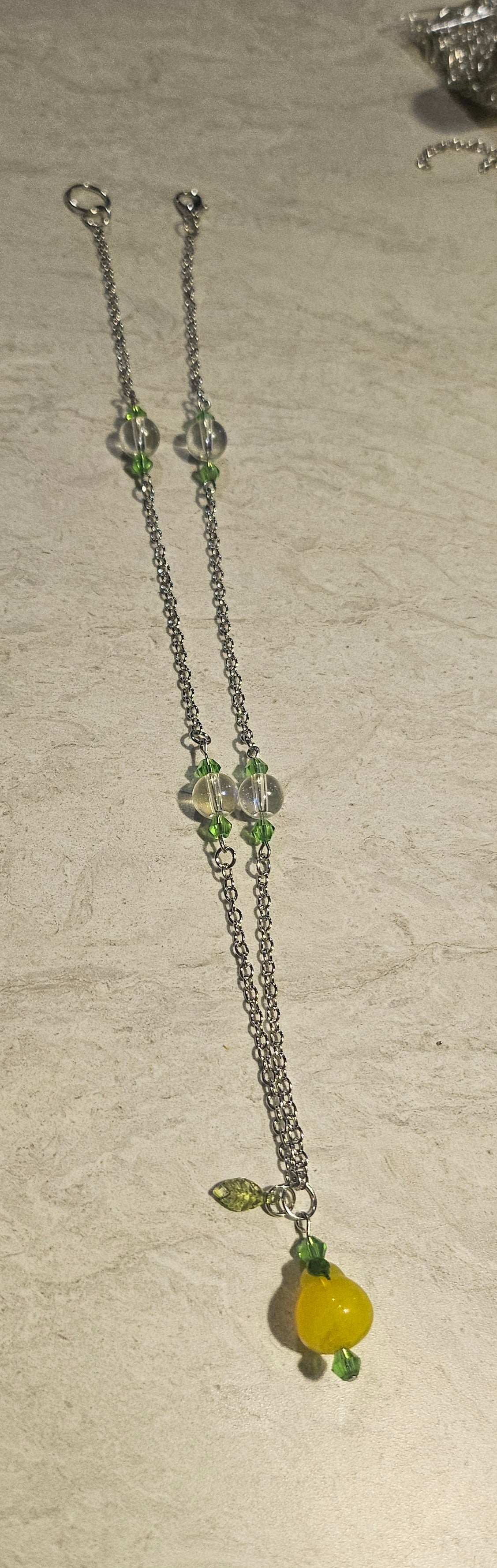 10" Pear Necklace