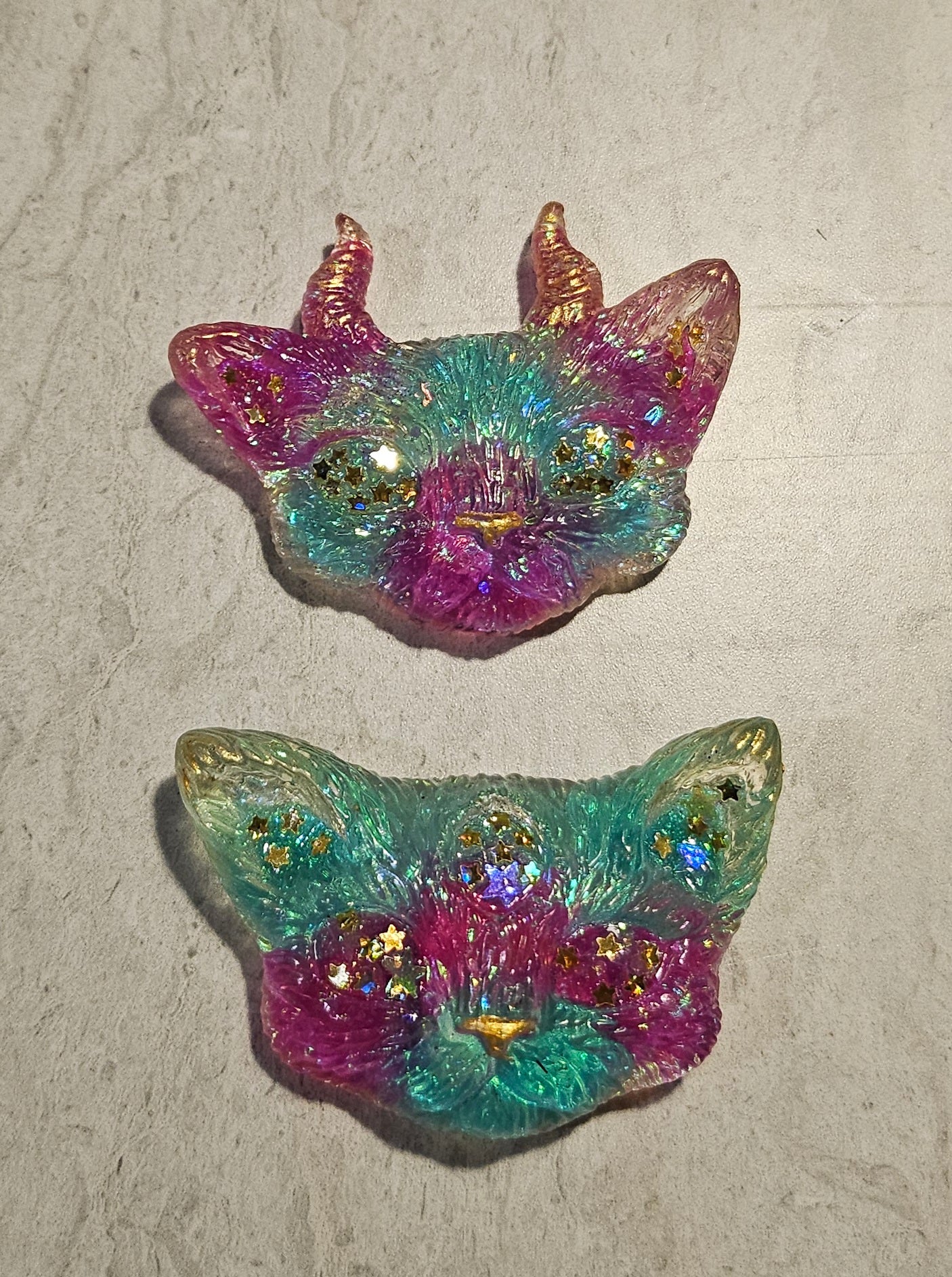 Cotton Candy Odd Kitty Magnet Set