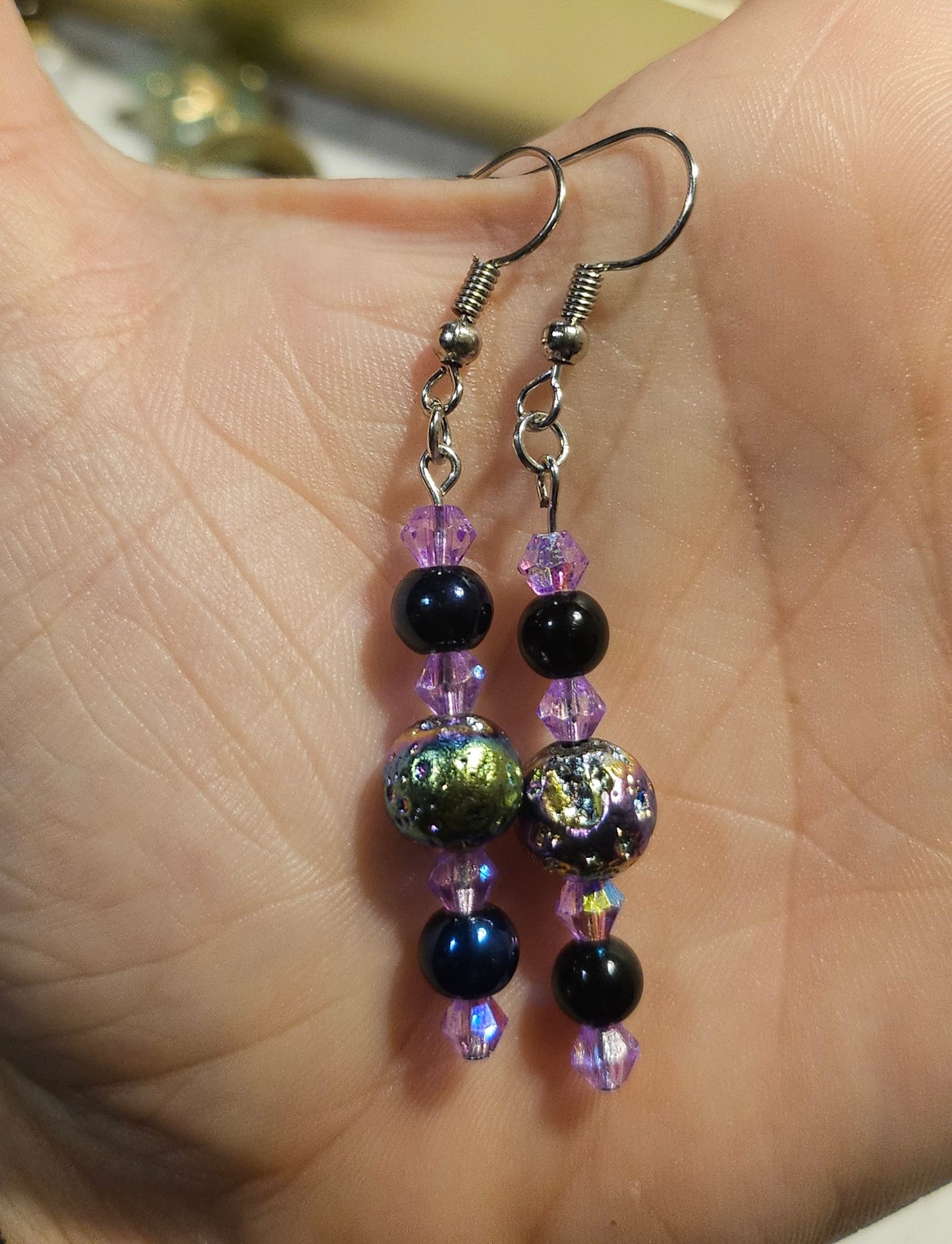 2.5" Moon Rock Earrings