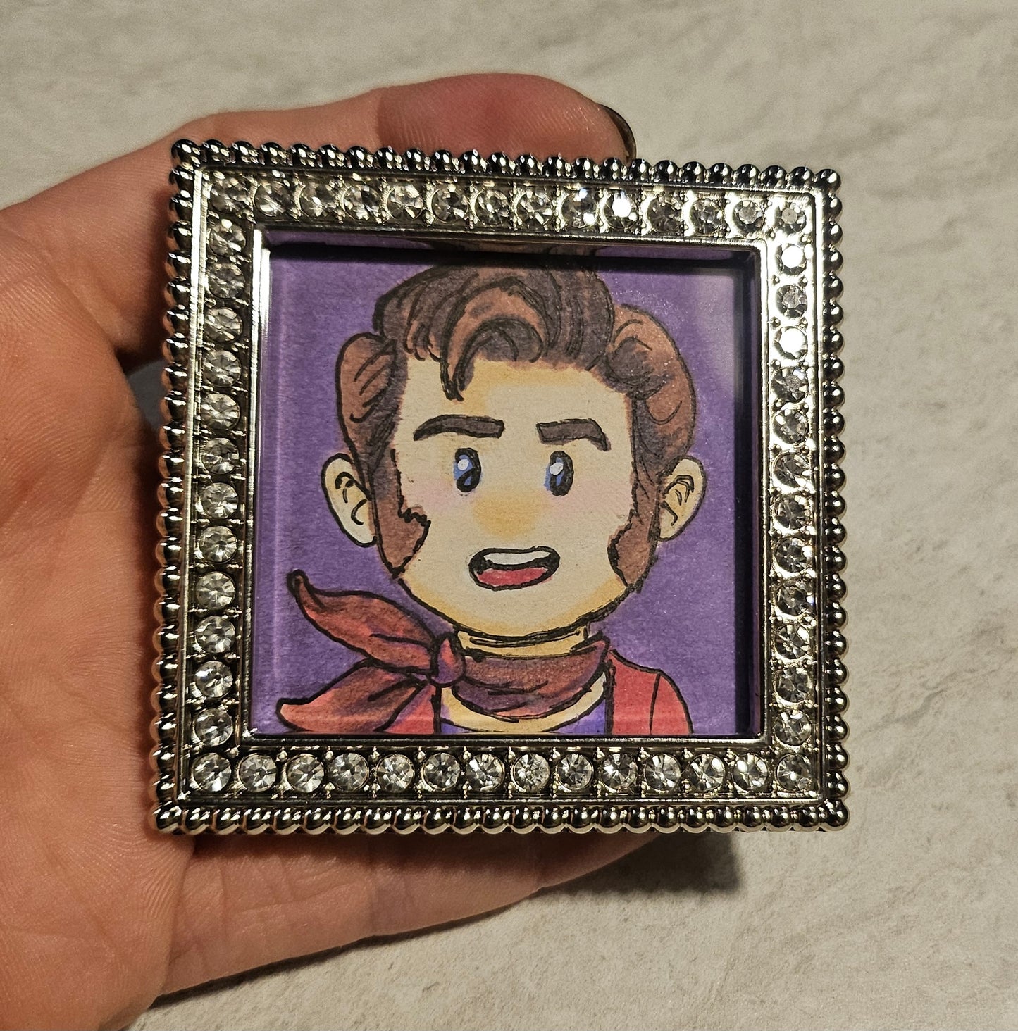 2x2 Framed Chibi Lucius