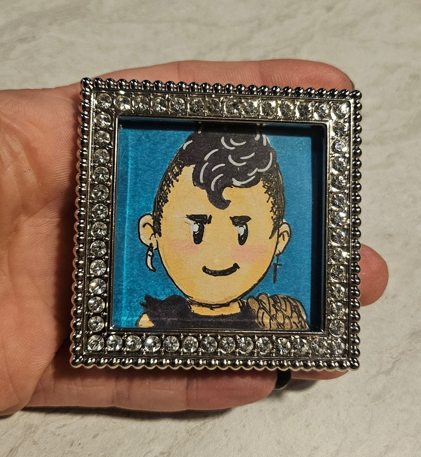 2x2 Framed Chibi Jim