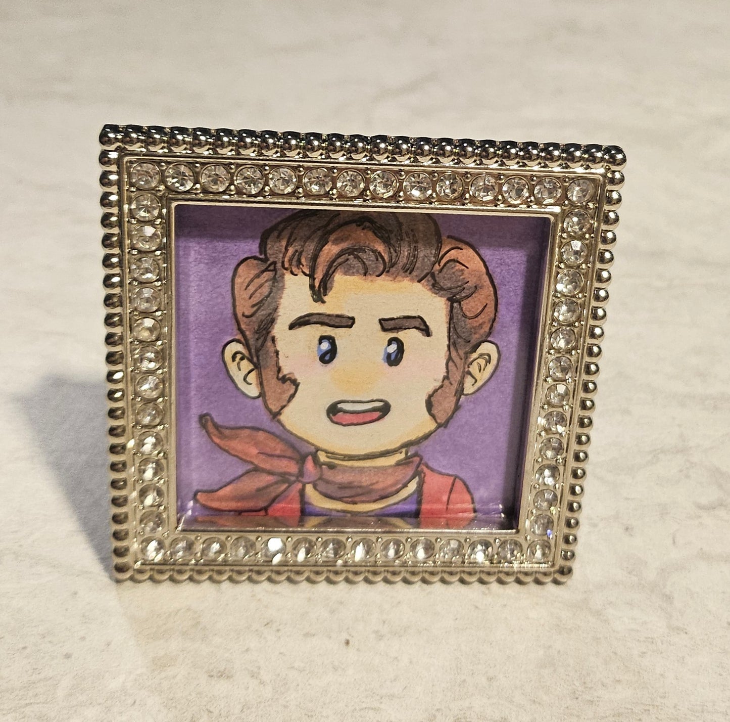 2x2 Framed Chibi Lucius