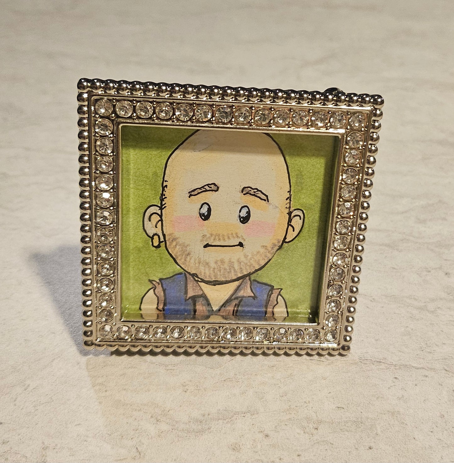 2x2 Framed Chibi Black Pete
