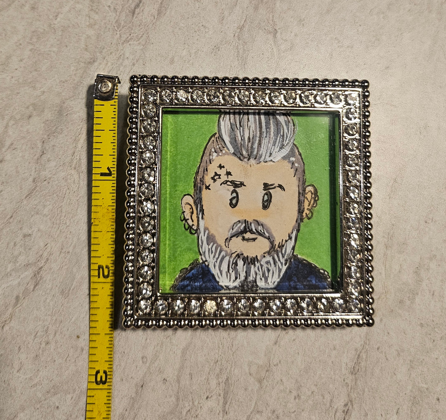 2x2 Framed Chibi Wee John