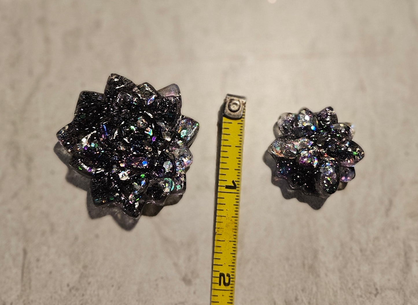Galaxy Glitter Succulents Magnet Set