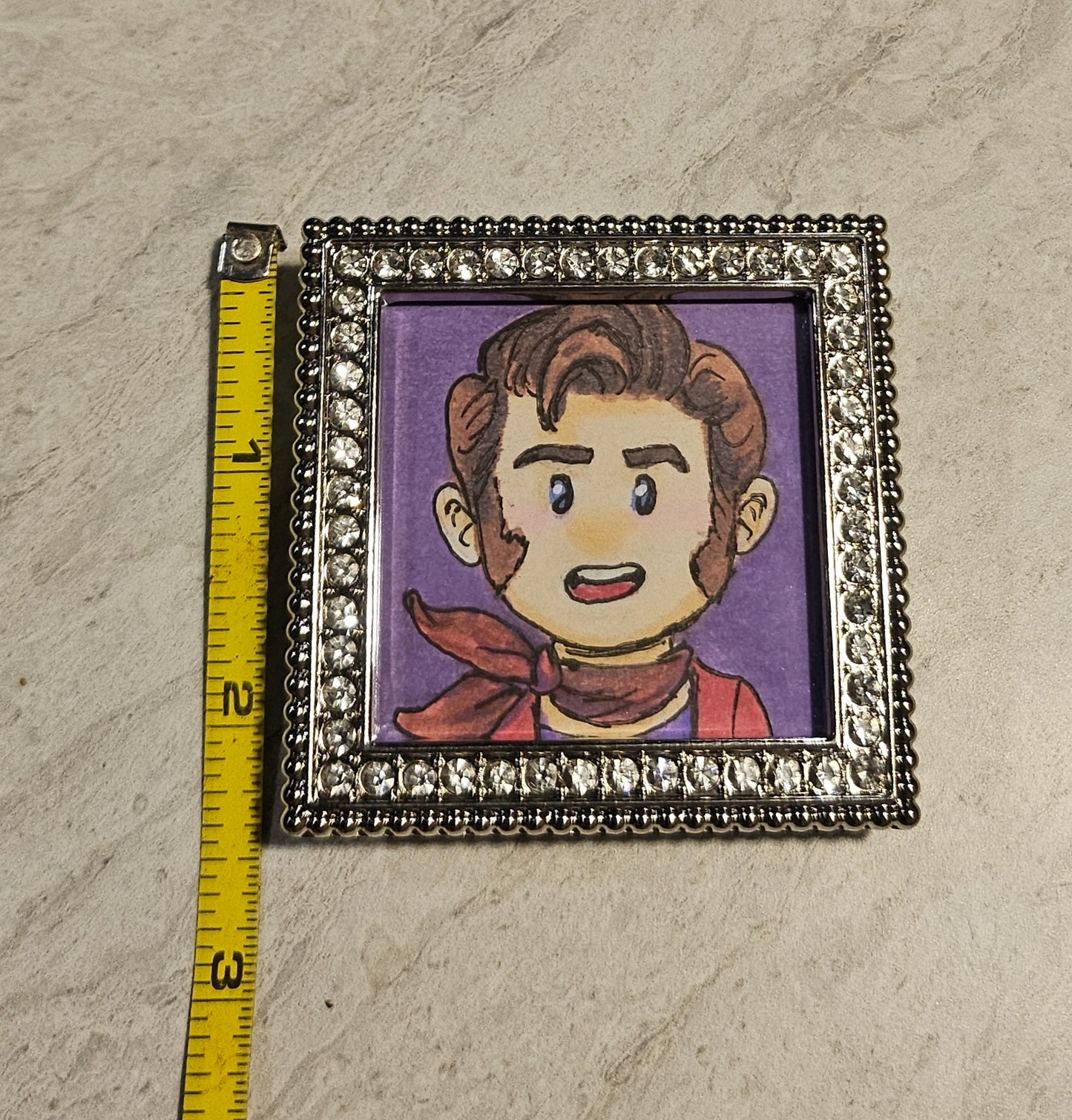 2x2 Framed Chibi Lucius