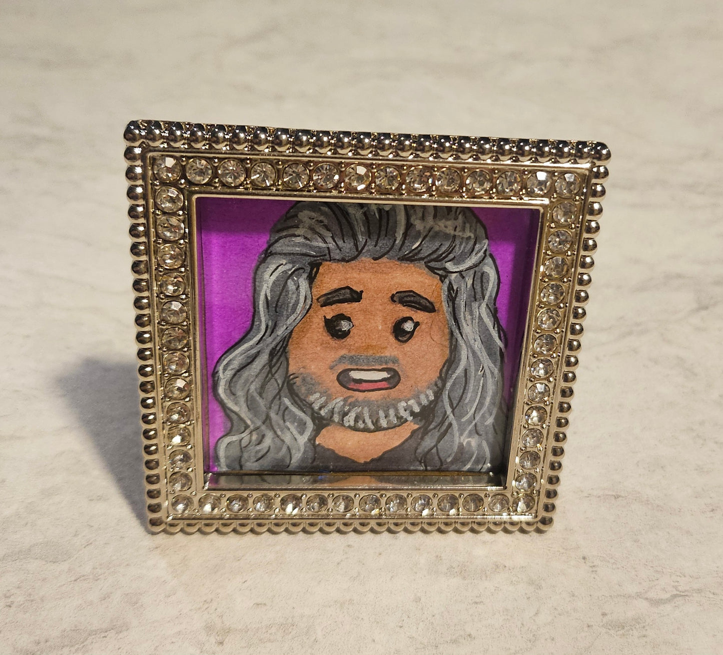 2x2 Framed Chibi Blackbeard OFMD