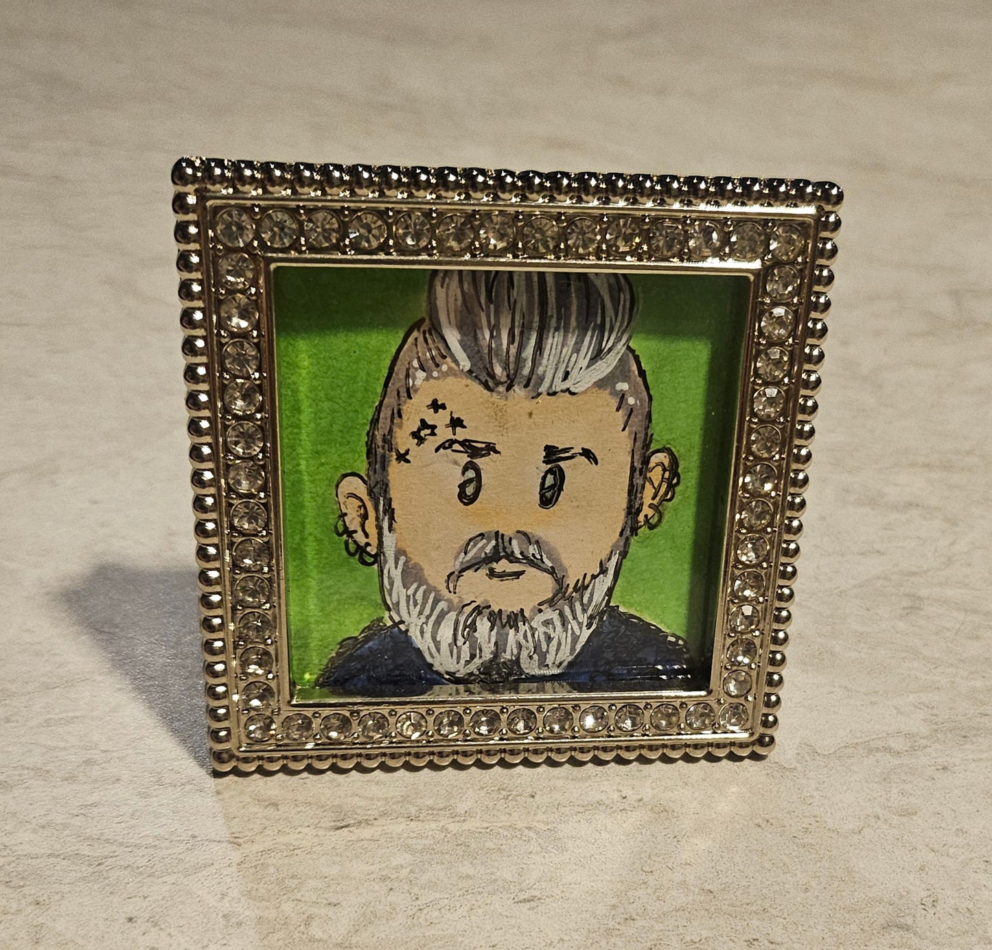 2x2 Framed Chibi Wee John