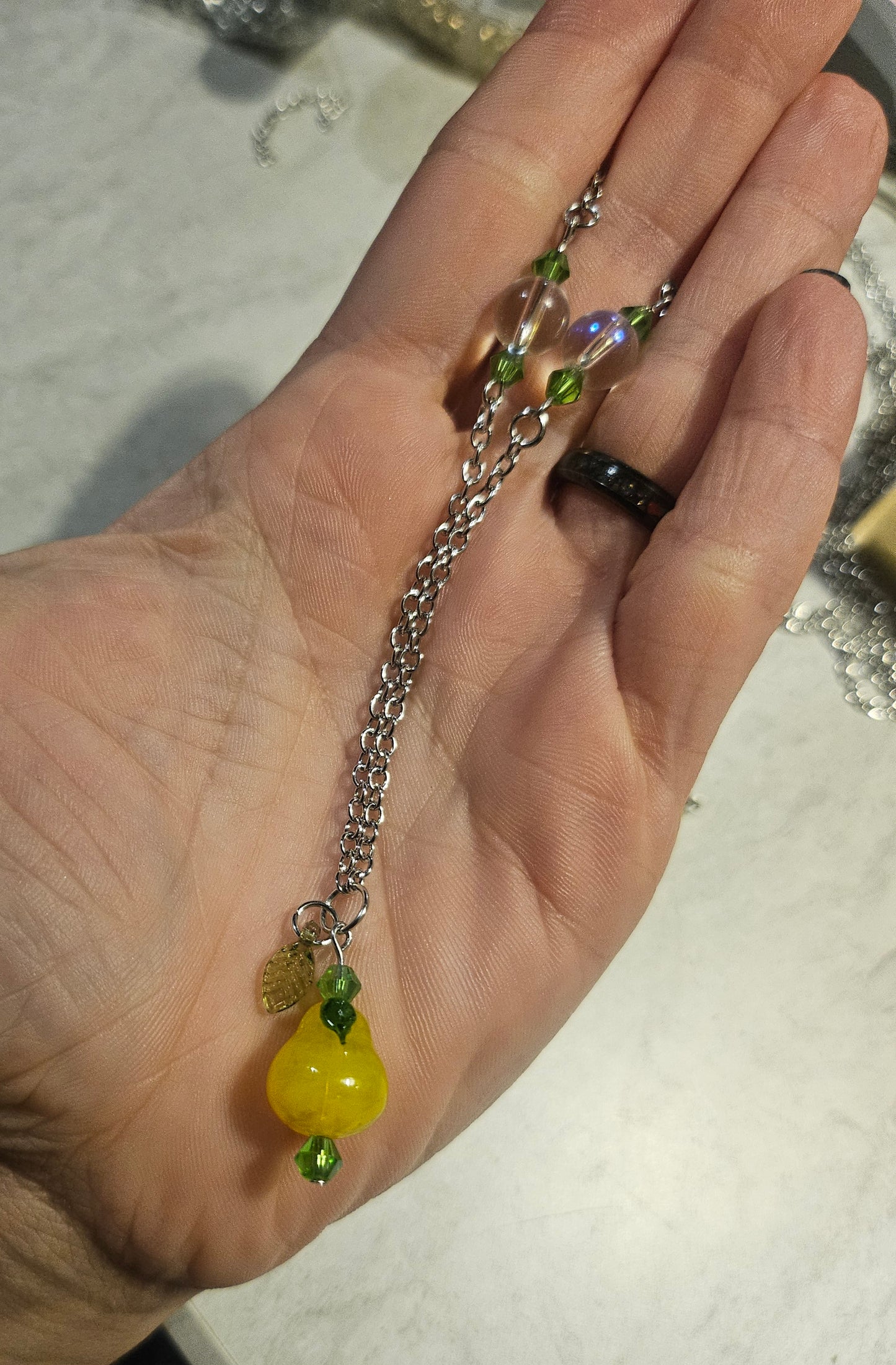 10" Pear Necklace