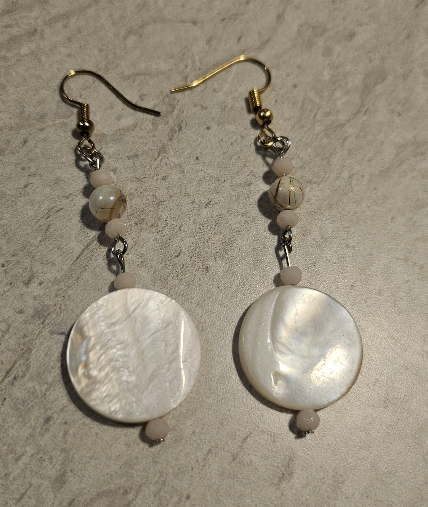 3" Abalone Dangly Earrings