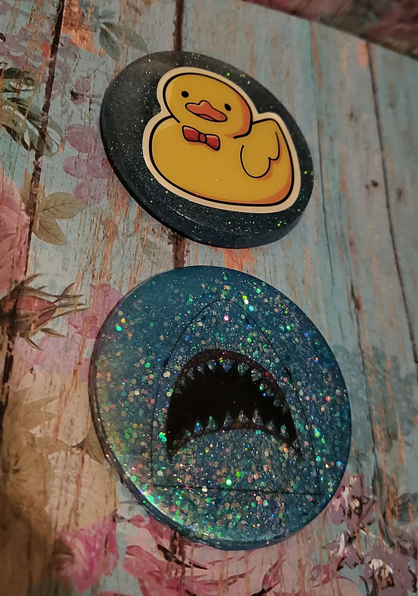 Duckie and Shark Magnet Set