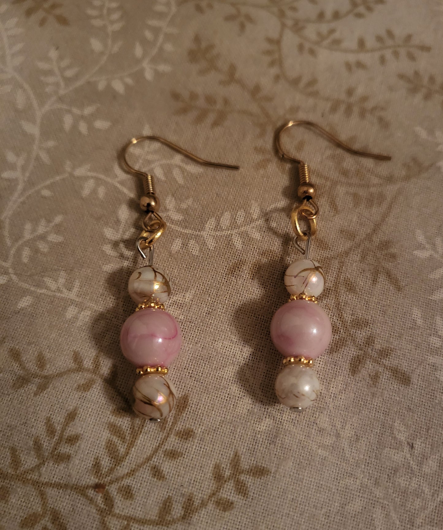 Pink Drop Earrings