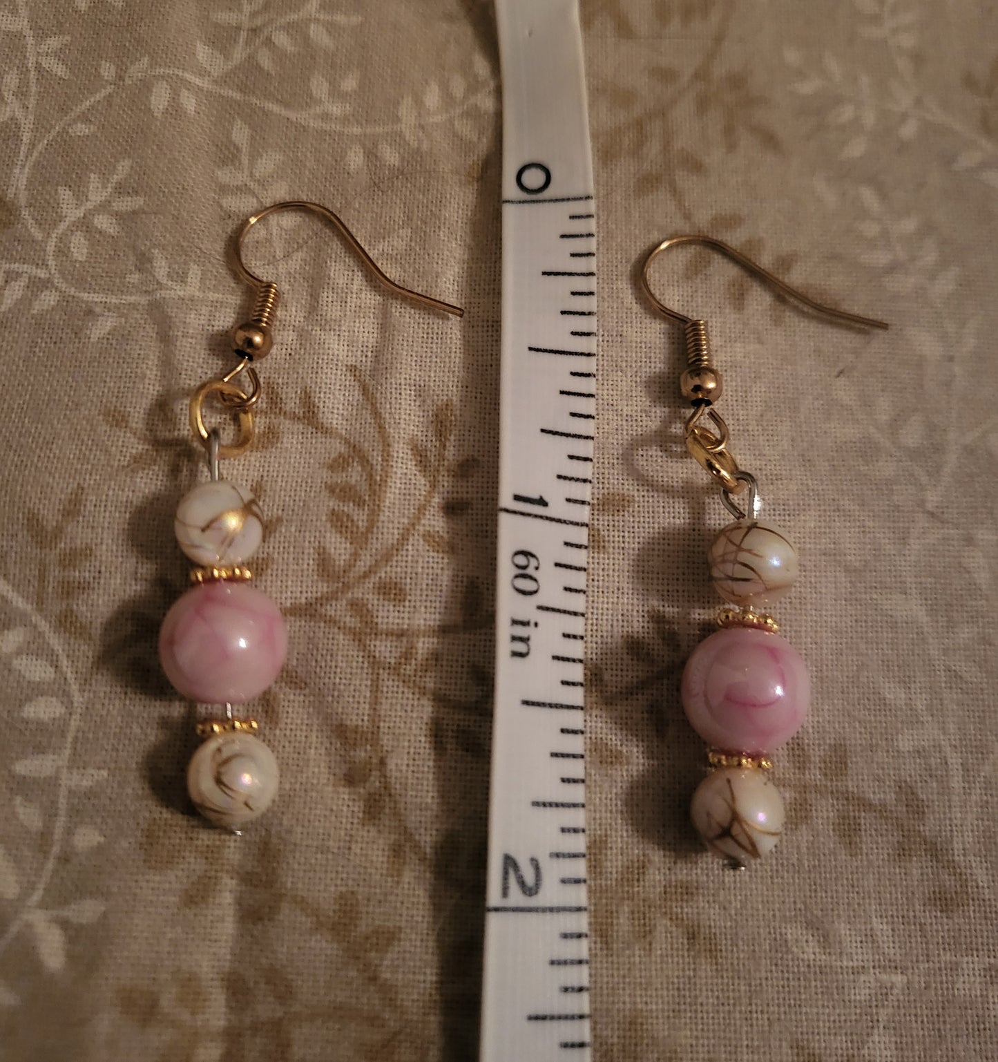 Pink Drop Earrings