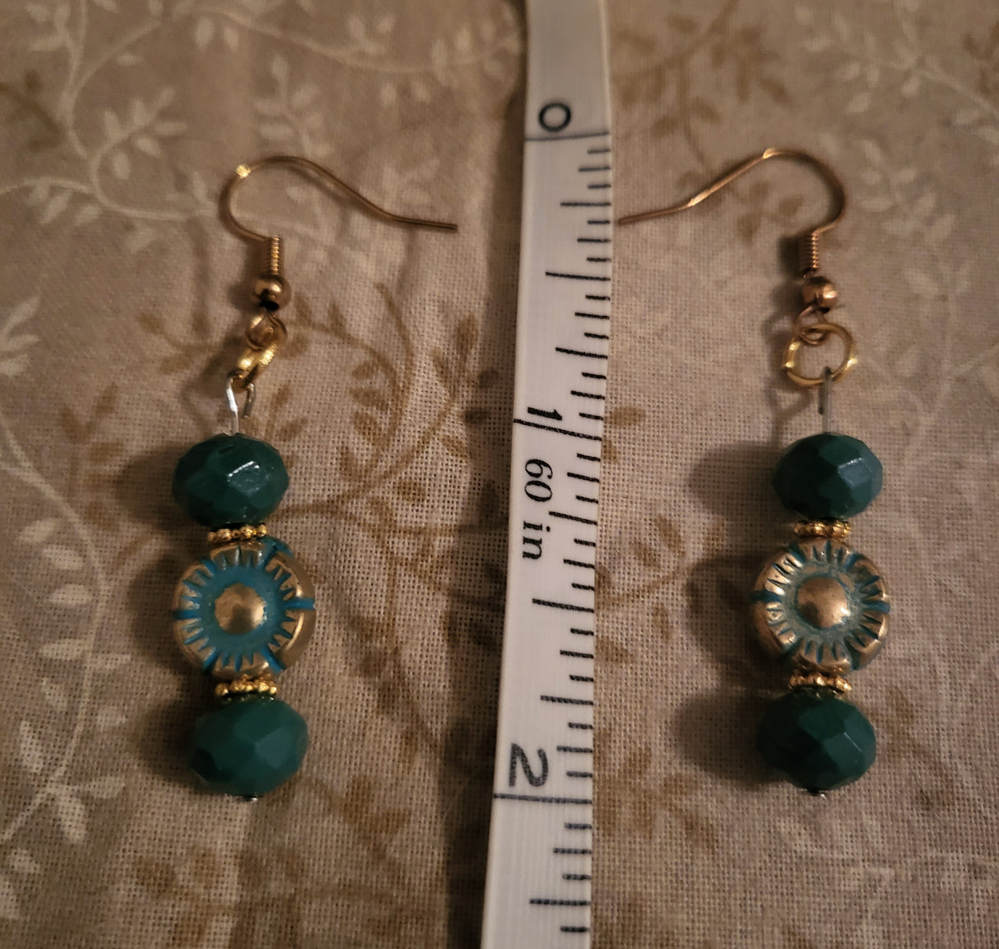 Bronzed Daisy Earrings