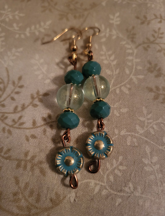 Dew Drop Dangly Earrings