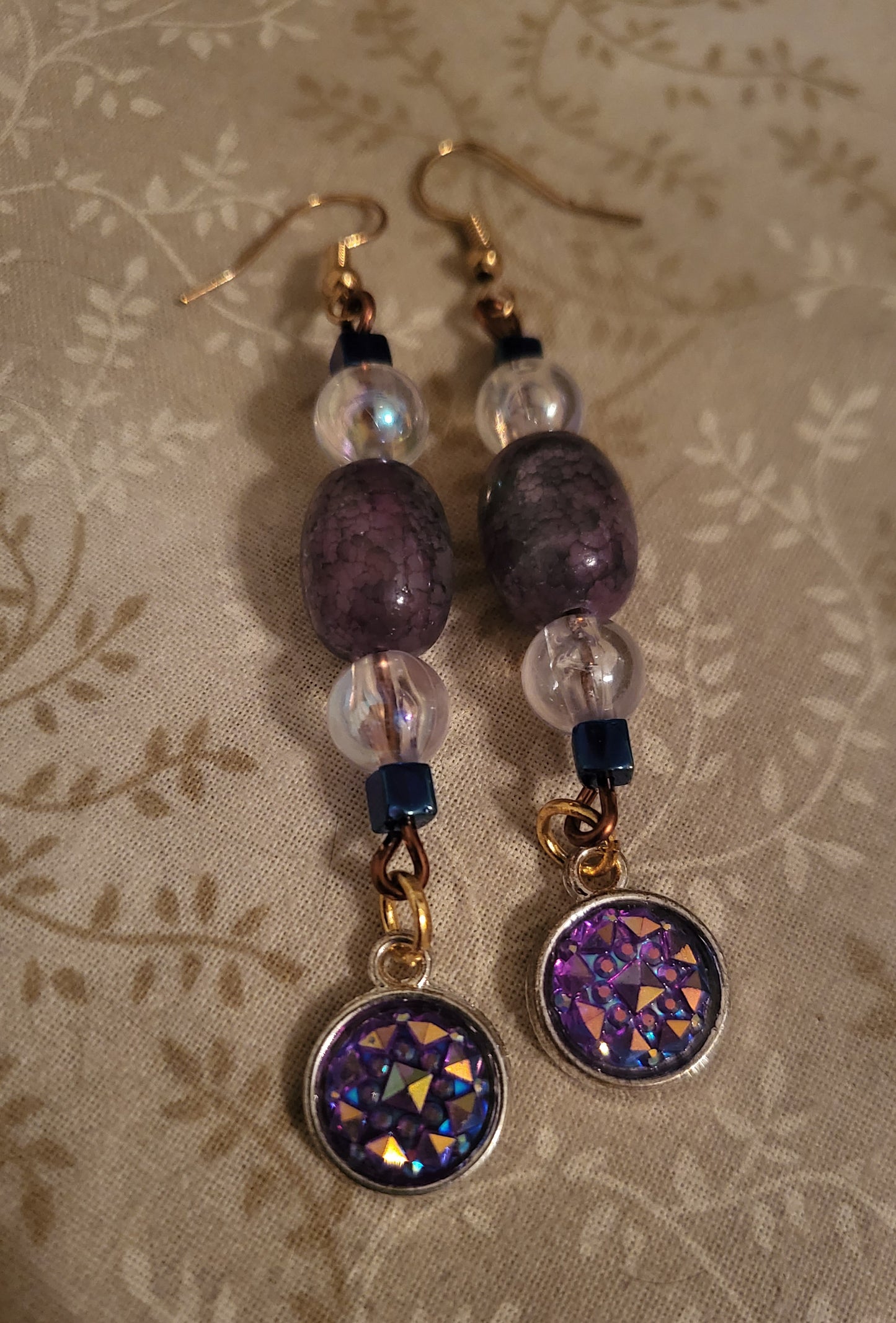 Purple Prism Earrings