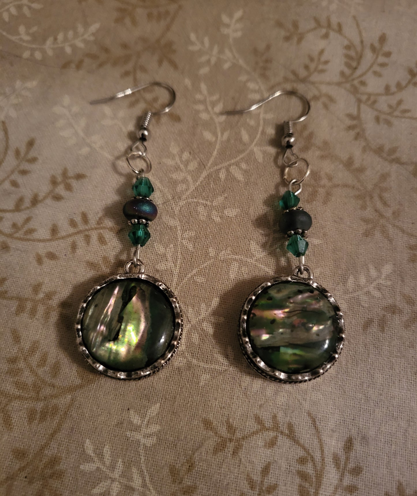 Abalone Dangly Earrings