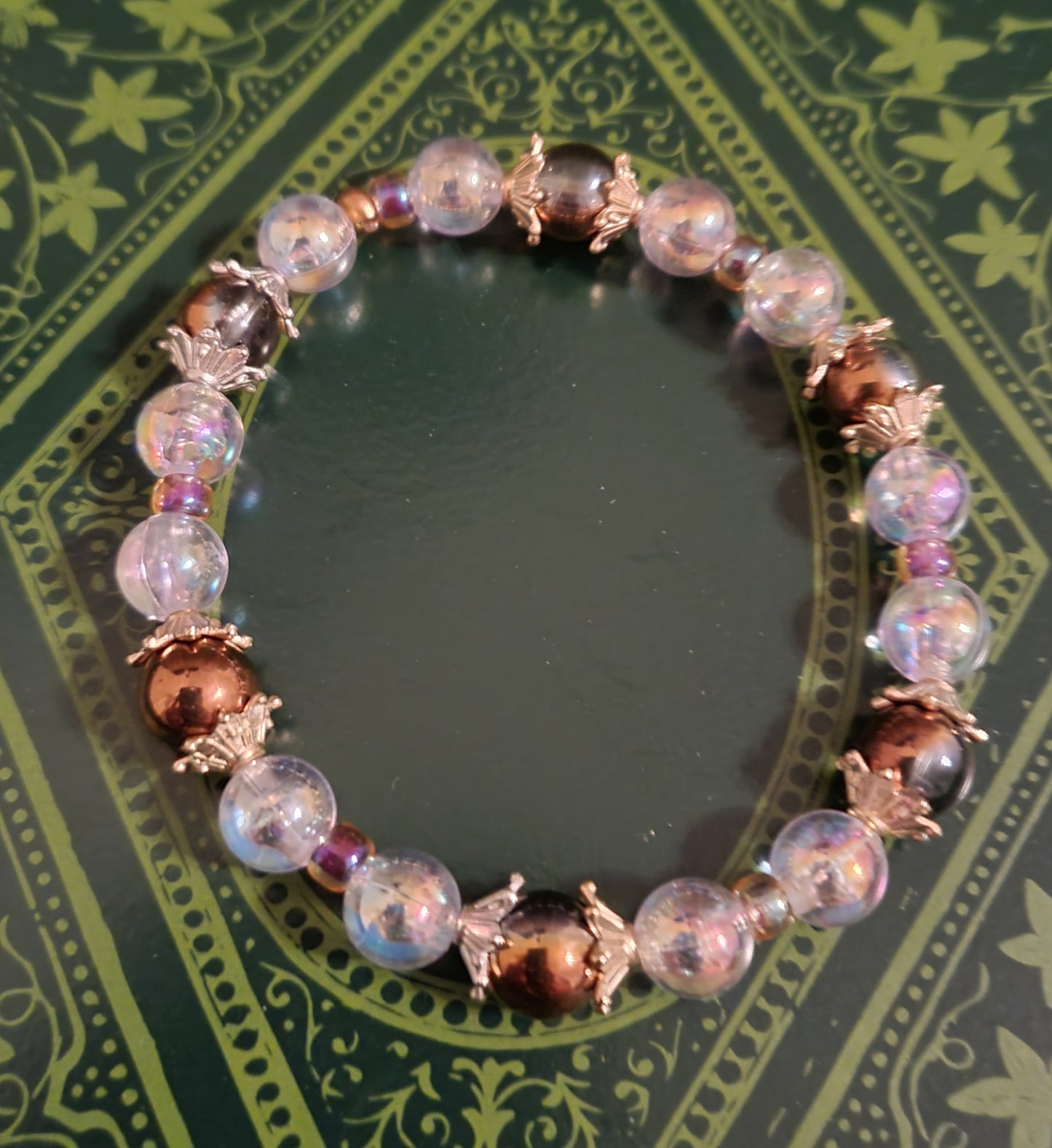 Chocolate Bubbles 9" Stretchy Bracelet