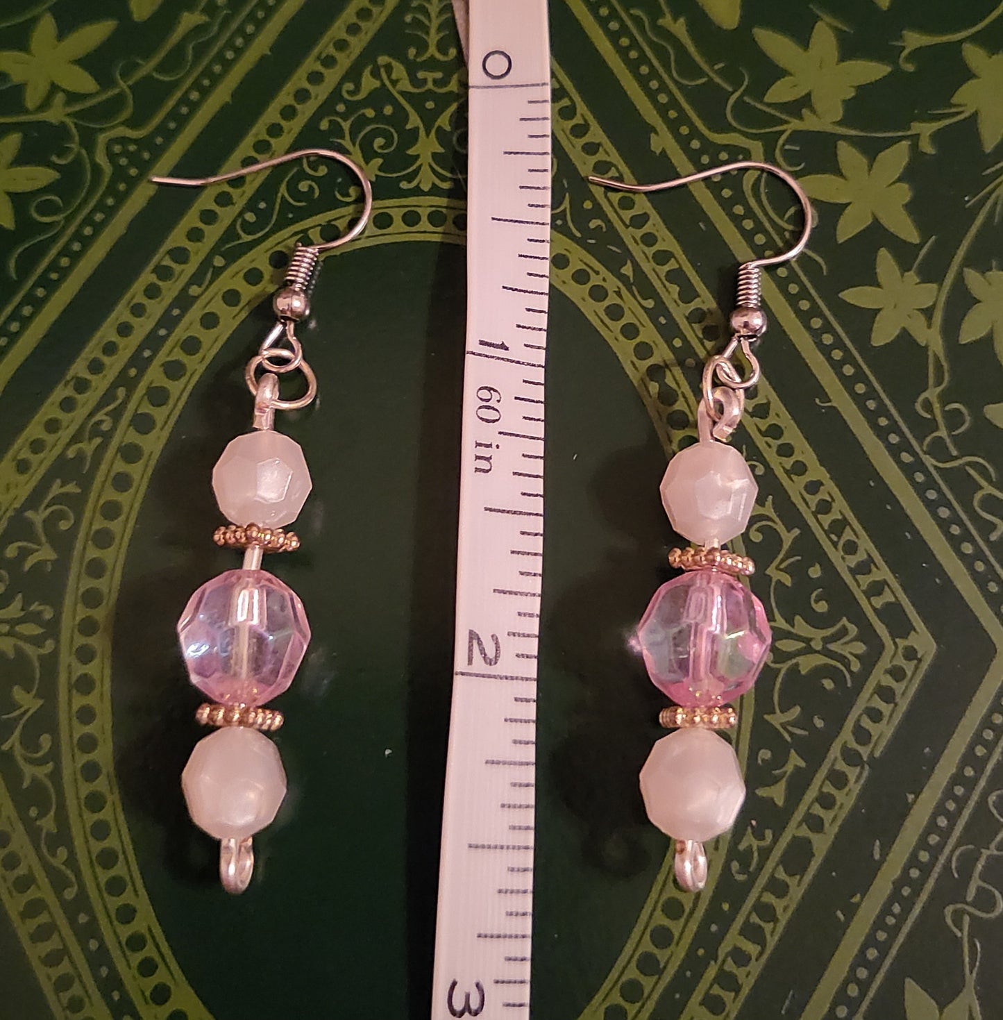 Pink Drop 2.5" Earrings