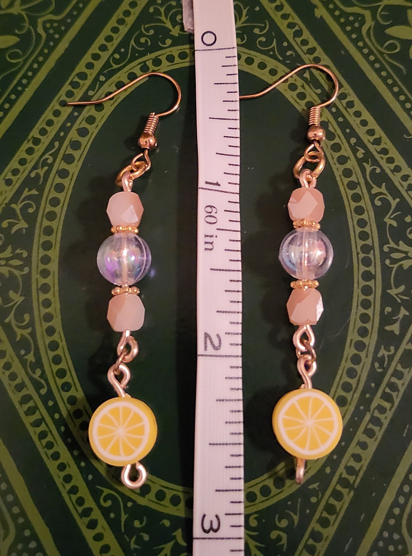 Lemon Dangly Earrings