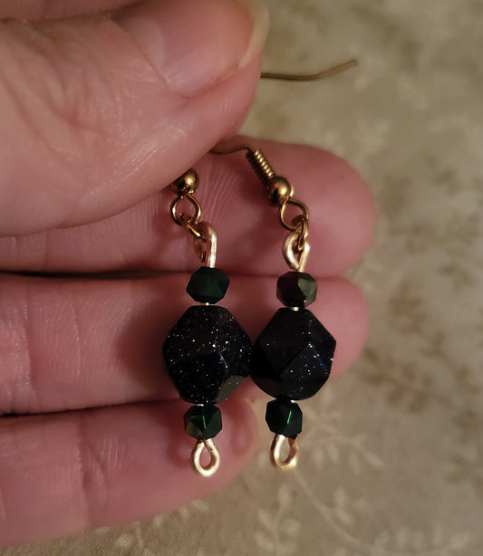 Baby Galaxy Dangly Earrings