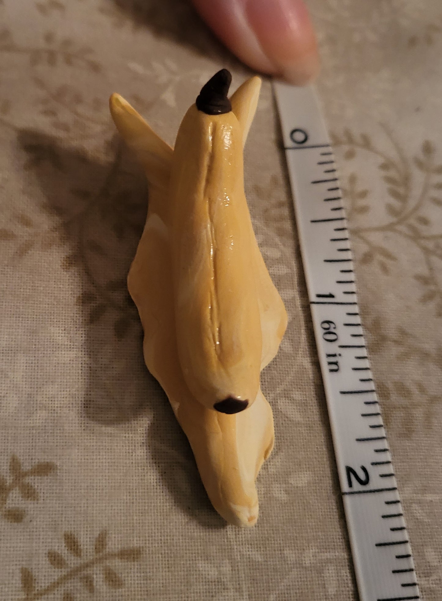 Banana Slug Clay Figurine