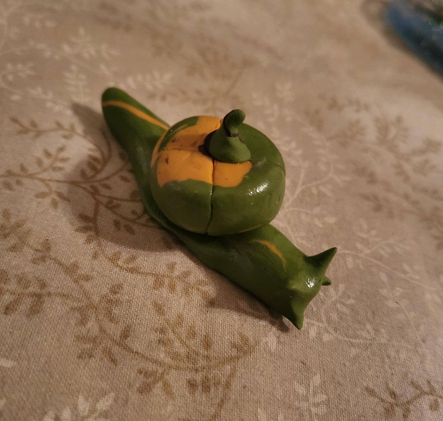 Green N' Orange Pumpkin Snail