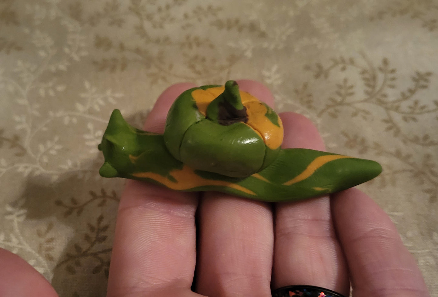 Green N' Orange Pumpkin Snail