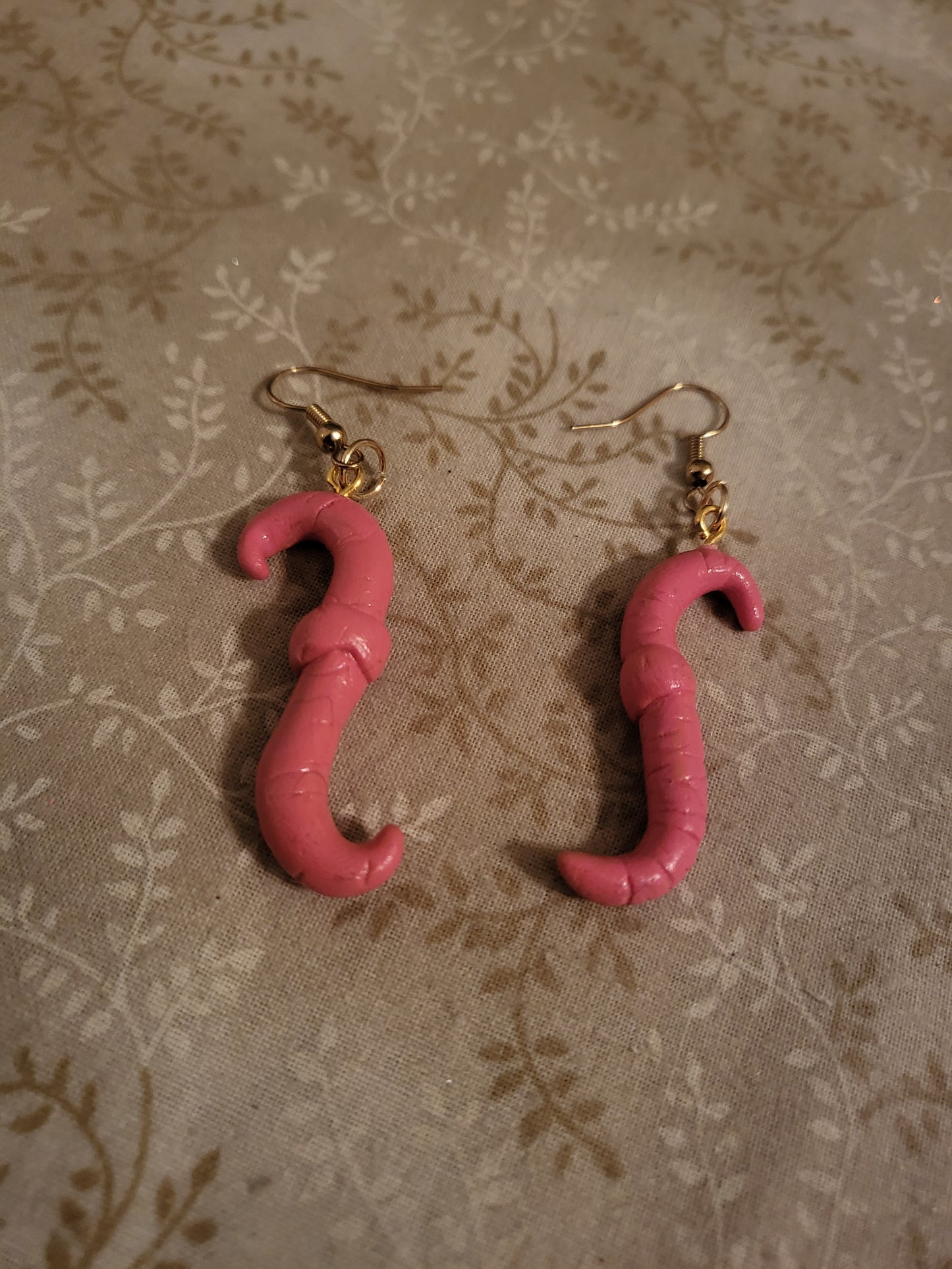 Down to Earth Worm Earrings