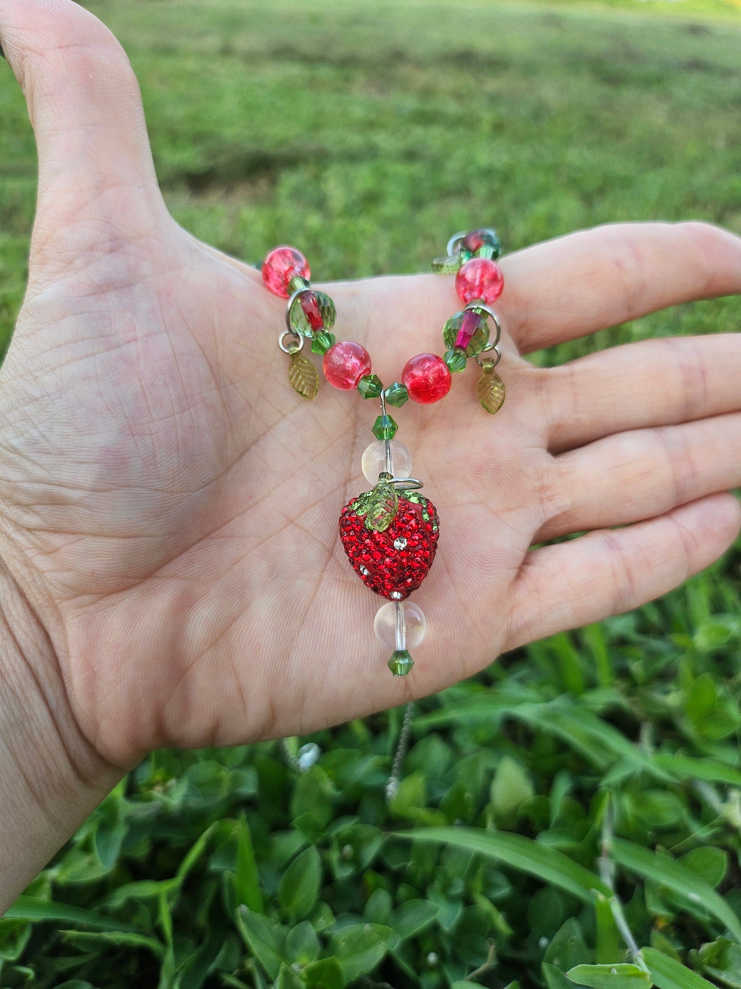 Strawberry 9" Necklace