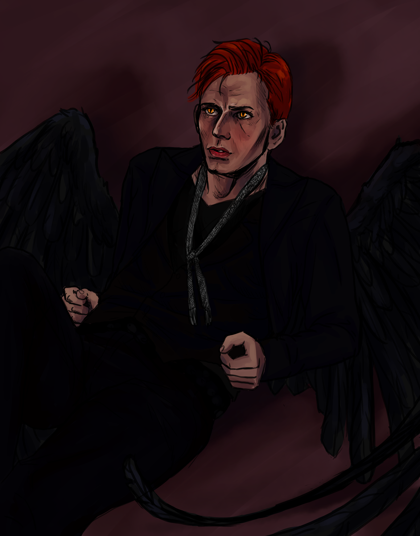 Flustered Crowley Print