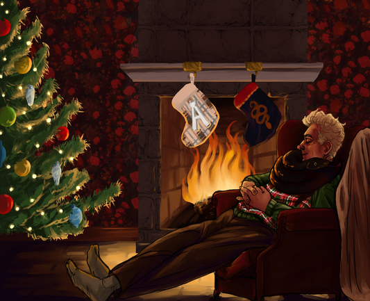 Good Omens Christmas Print