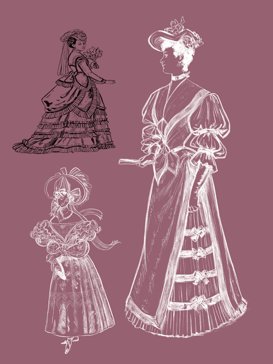 19th Century Fashion Brushset