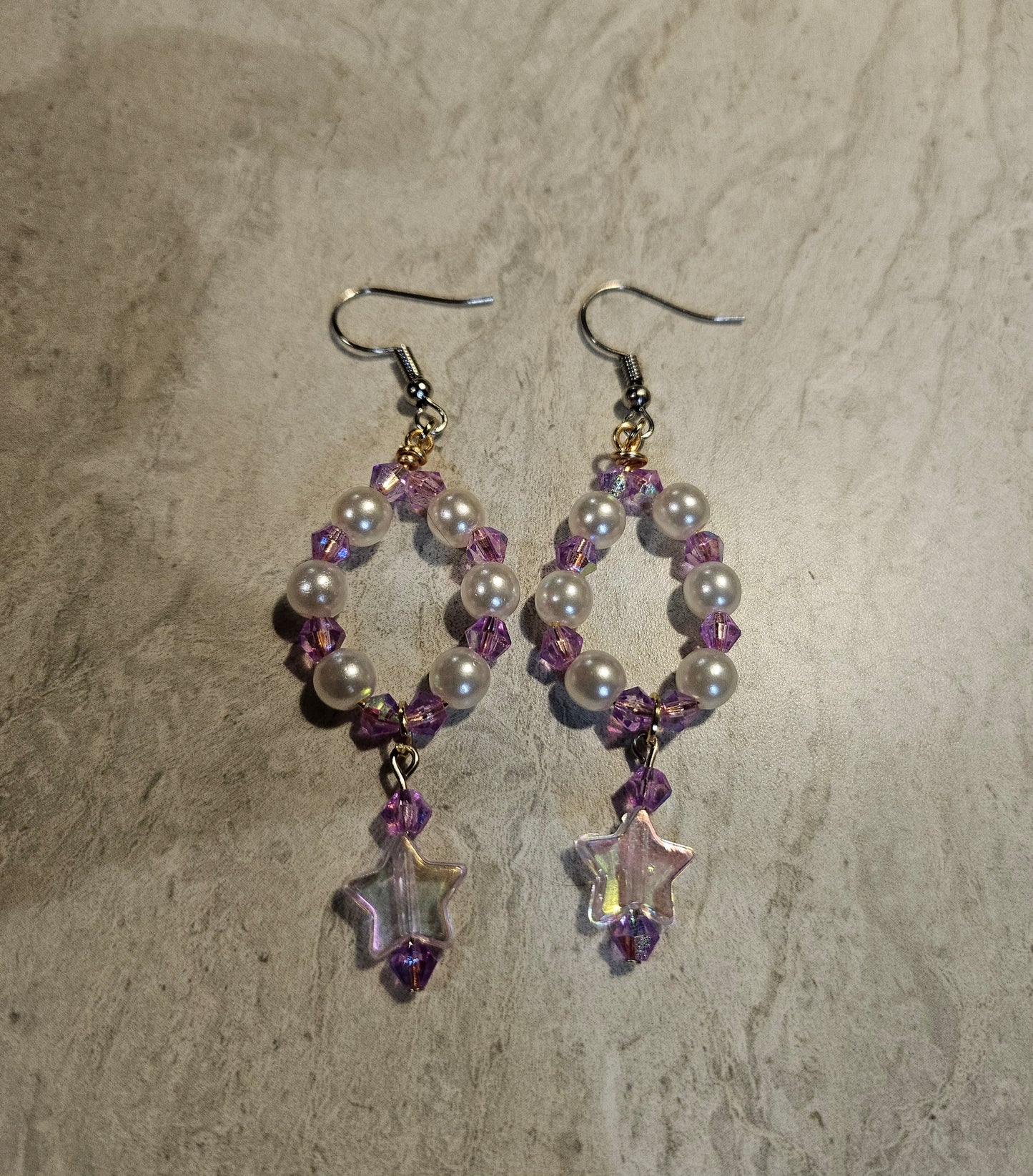 3" Lavender Dream Dangly Earrings