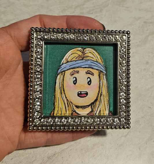 2x2 Framed Chibi Swede
