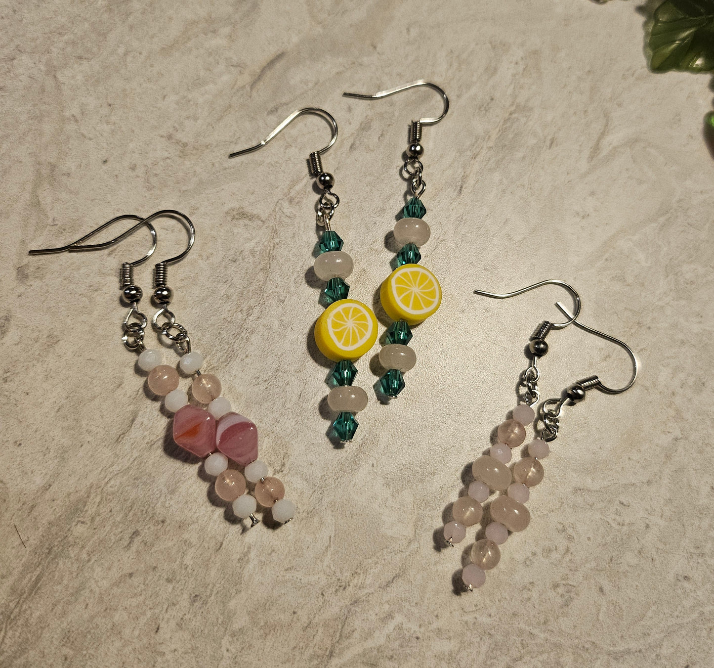 Pink Lemonade Earring Set