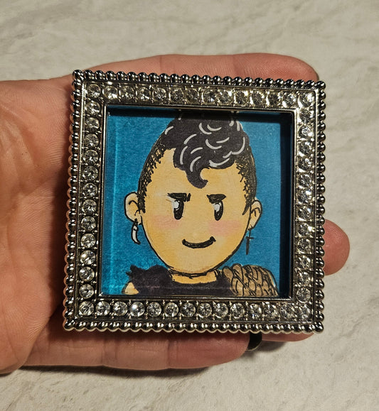 2x2 Framed Chibi Jim