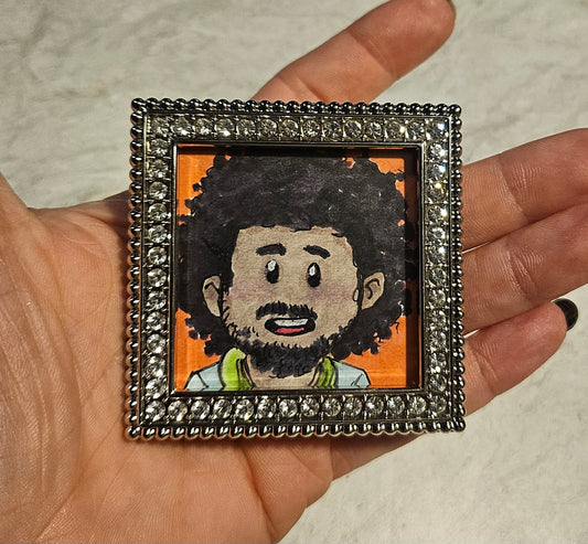 2x2 Framed Chibi Frenchie
