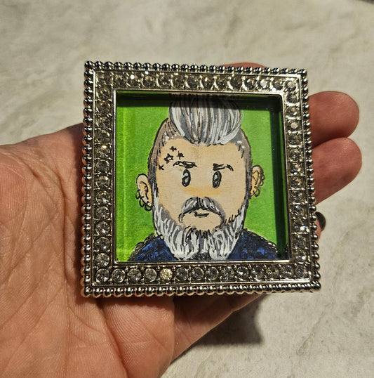 2x2 Framed Chibi Wee John