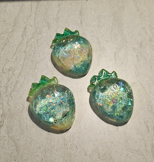 Cloudy Strawberry Magnet Set