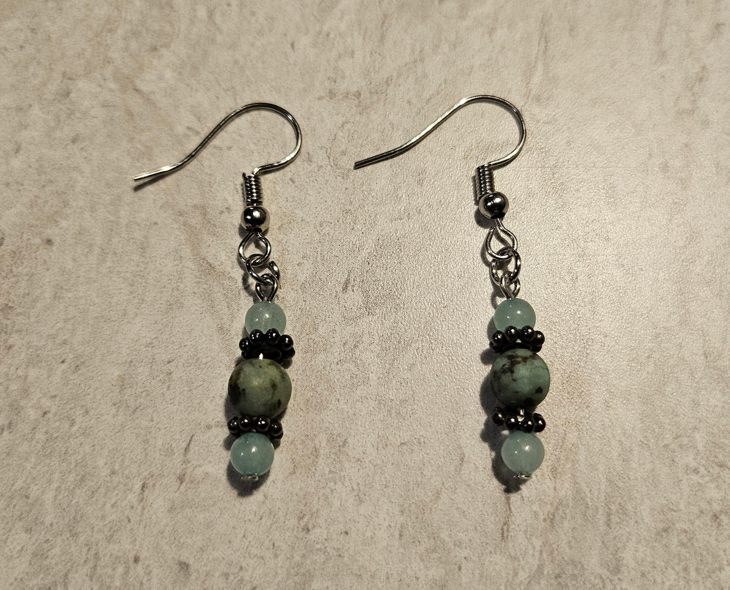 1.5" Amanzonite Earrings