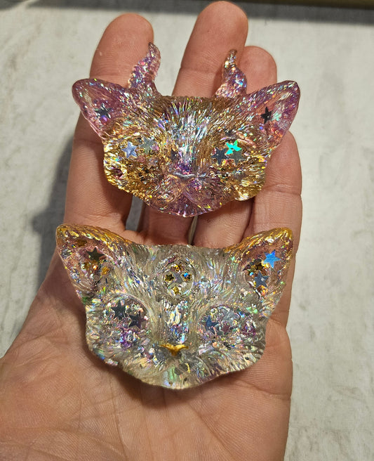 Pink Odd Kitty Magnet Set