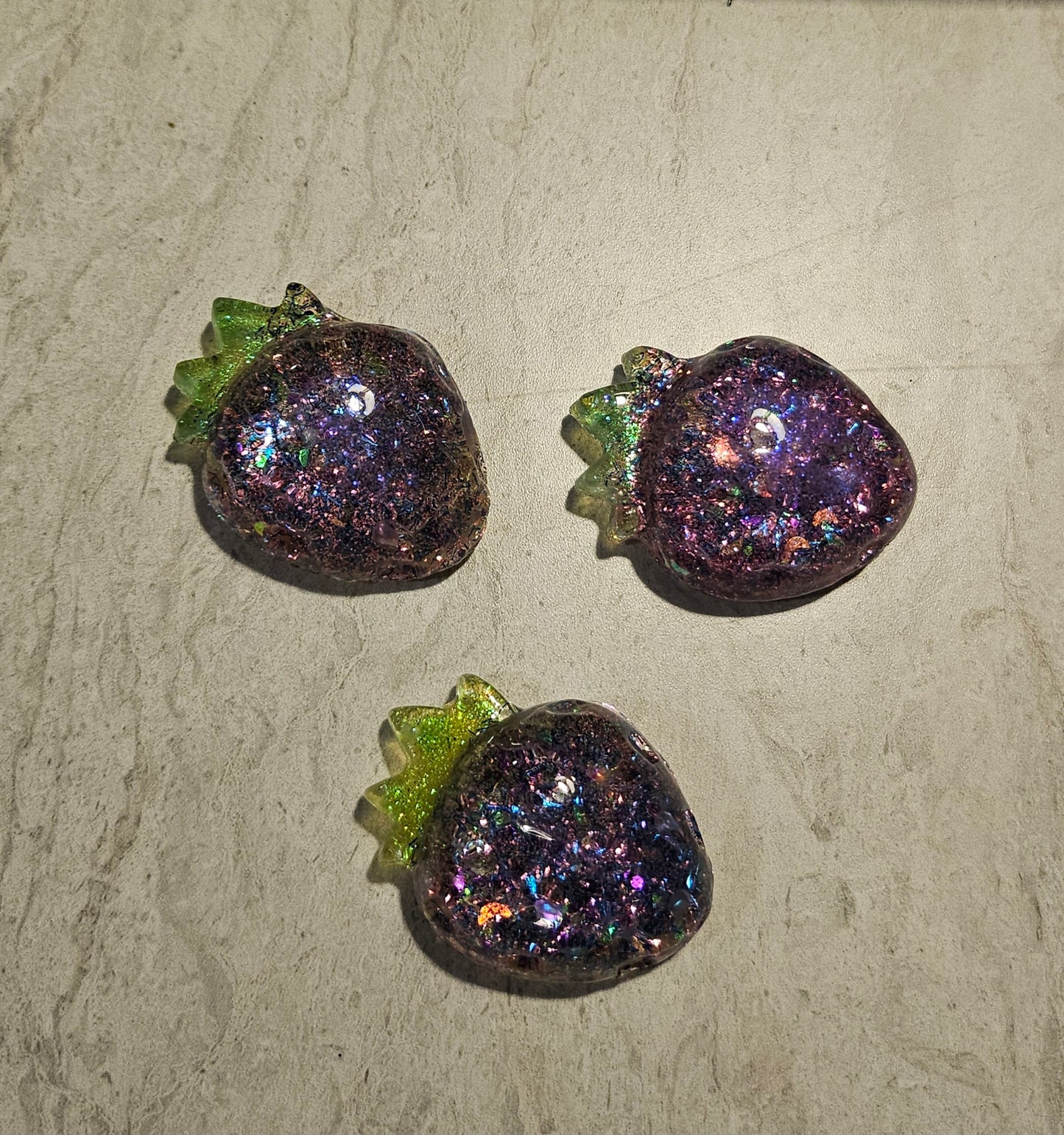 Purple Confetti Magnet Set