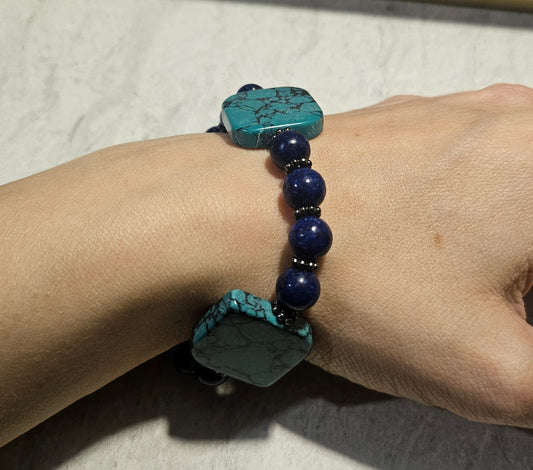 Lapis Lazuli 6-7" Stretchy Bracelet