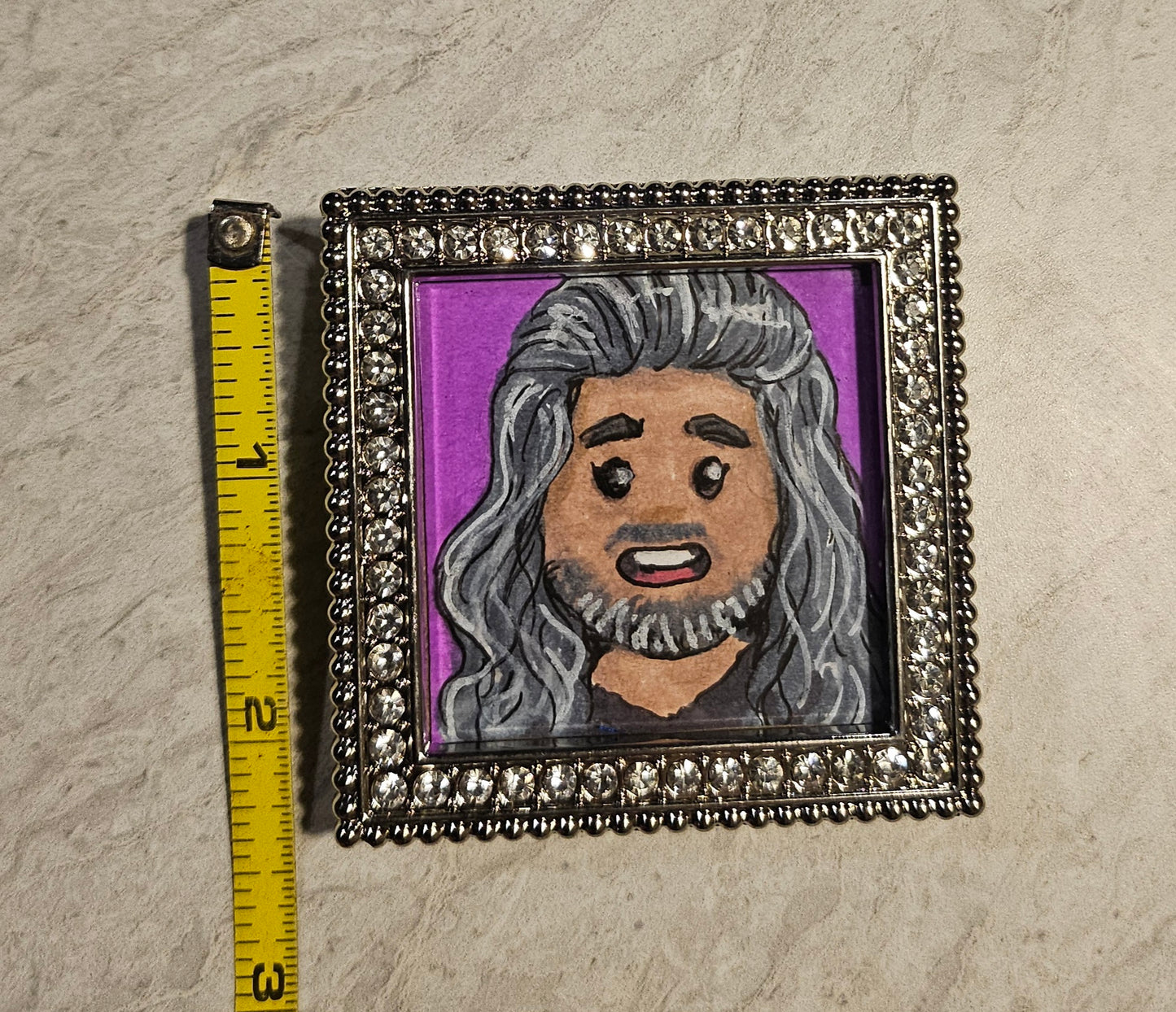 2x2 Framed Chibi Blackbeard OFMD