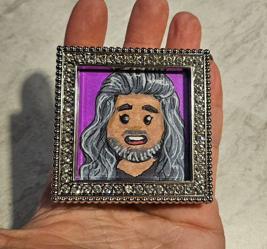 2x2 Framed Chibi Blackbeard OFMD