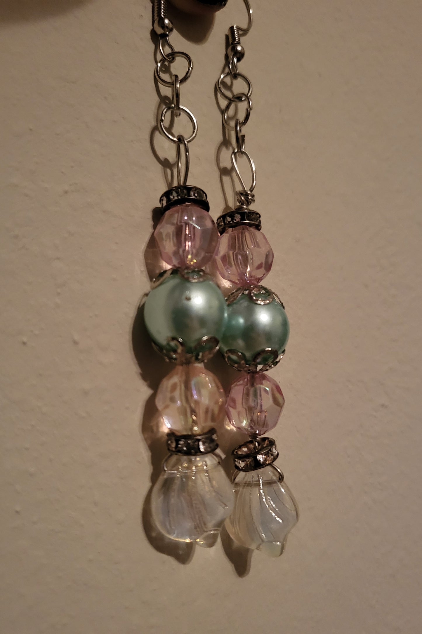 Blue/Pink Mermaid Earrings